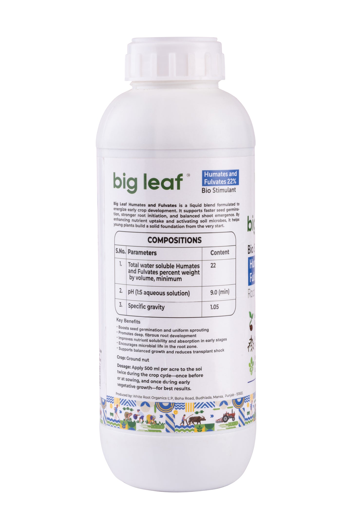 big leaf - Humates and Fulvates 22% - Root Booster